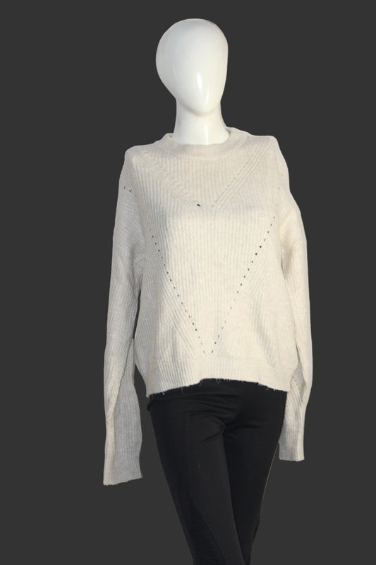 Classic White Knit Sweater – Primark