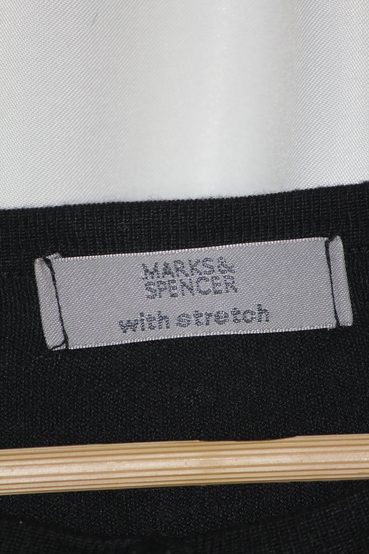 M&S Black Button-Down Sweater (Medium)
