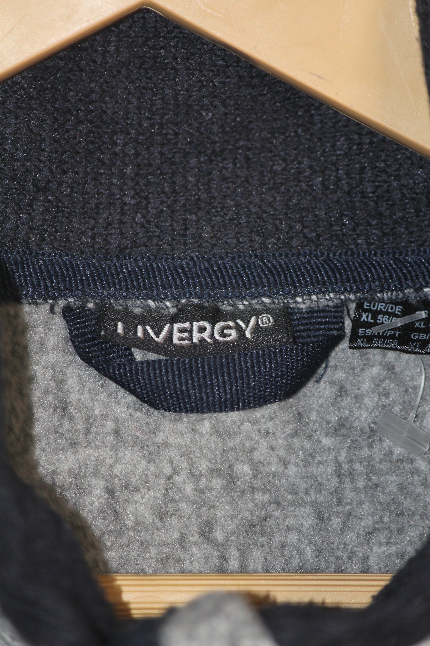 Livergy Men’s Grey Zipper Jacket – XL