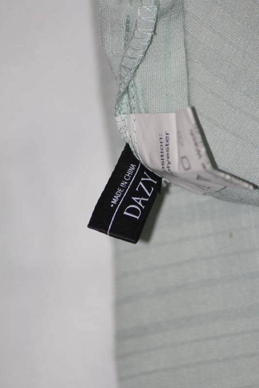 Dazy Green Button Down Shirt