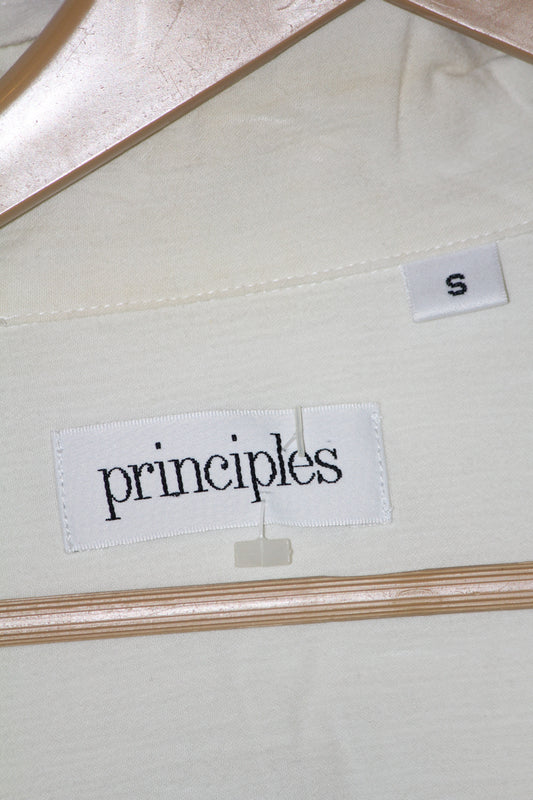 Principles Lemon Yellow Cotton Shirt – Medium (Woman)