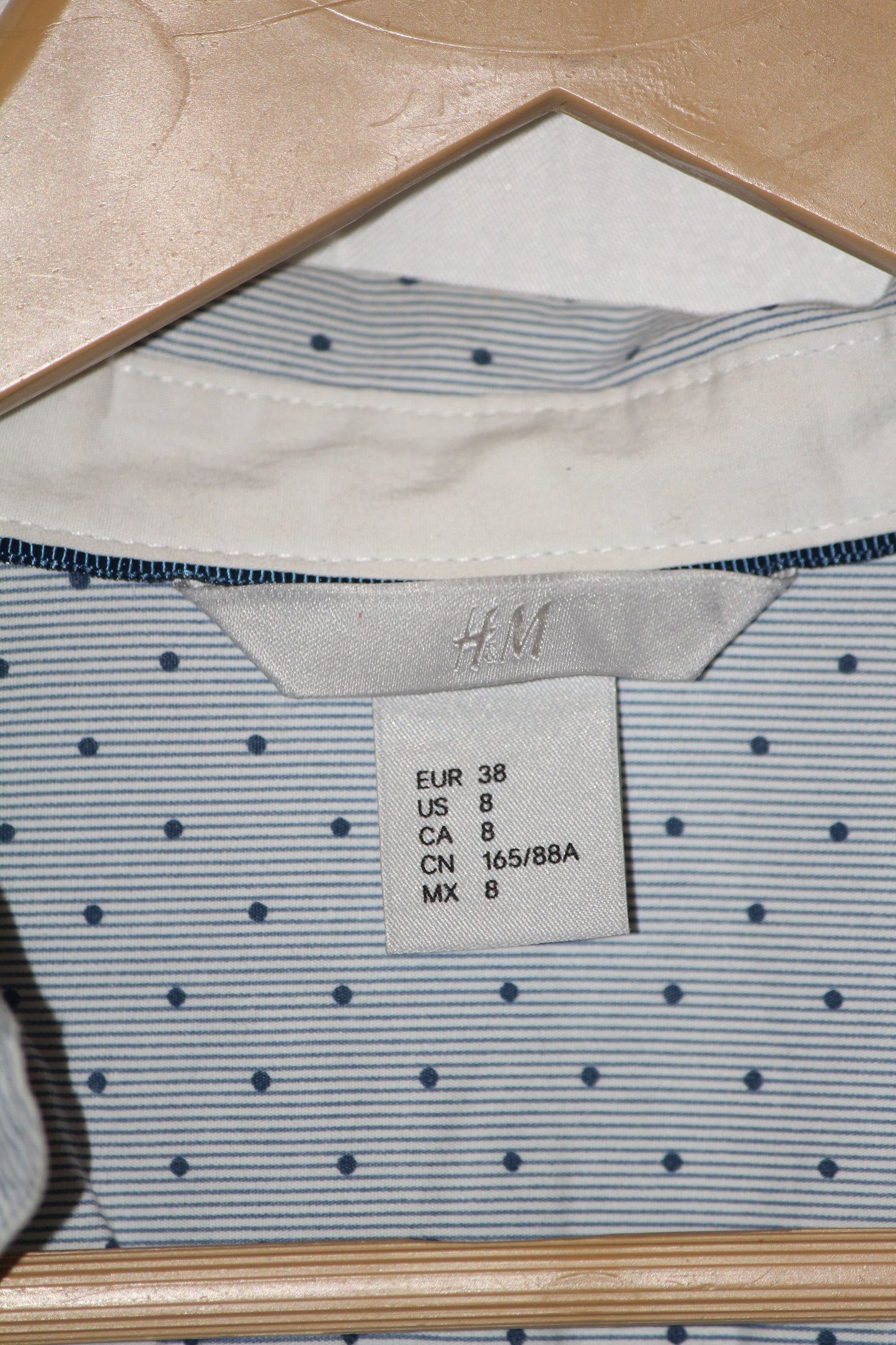 H&M polka dot Shirt Full sleeves