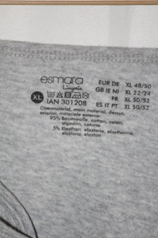 Esmara Grey Stretchable Tank Top – XL