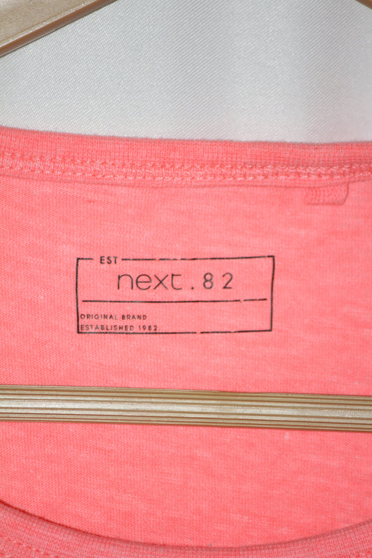Next Peach Sleeveless Crop Top – Small