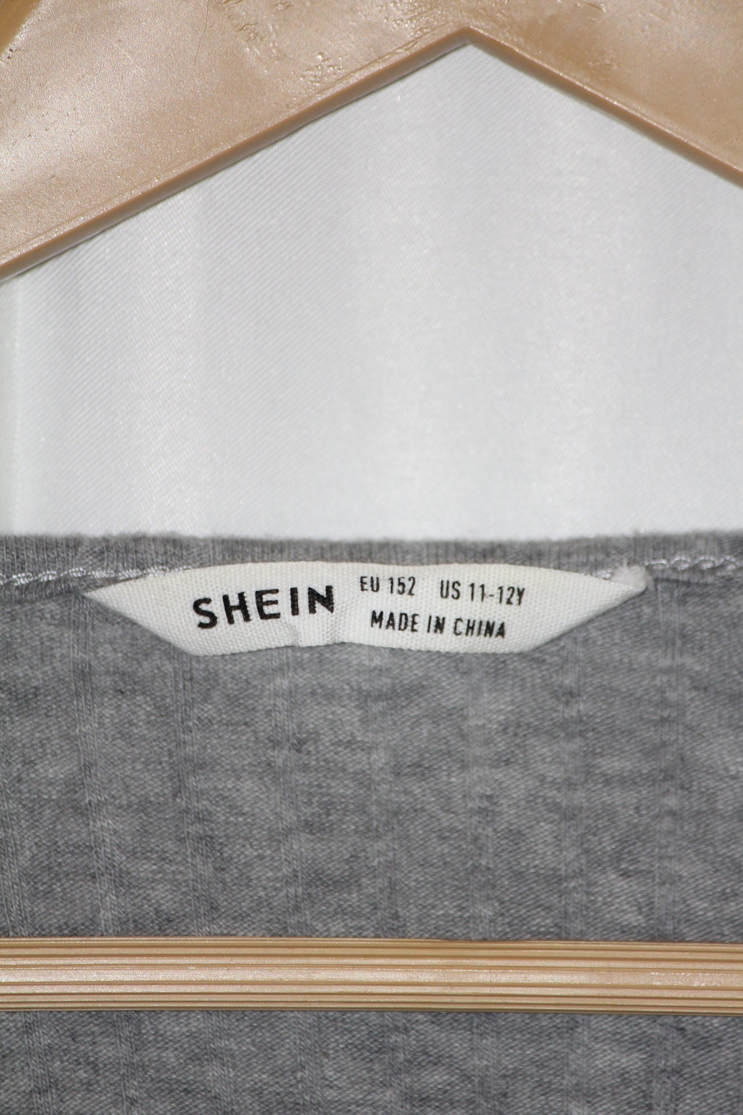 Shein Grey Full Sleeve Stretchable Bodycon Dress