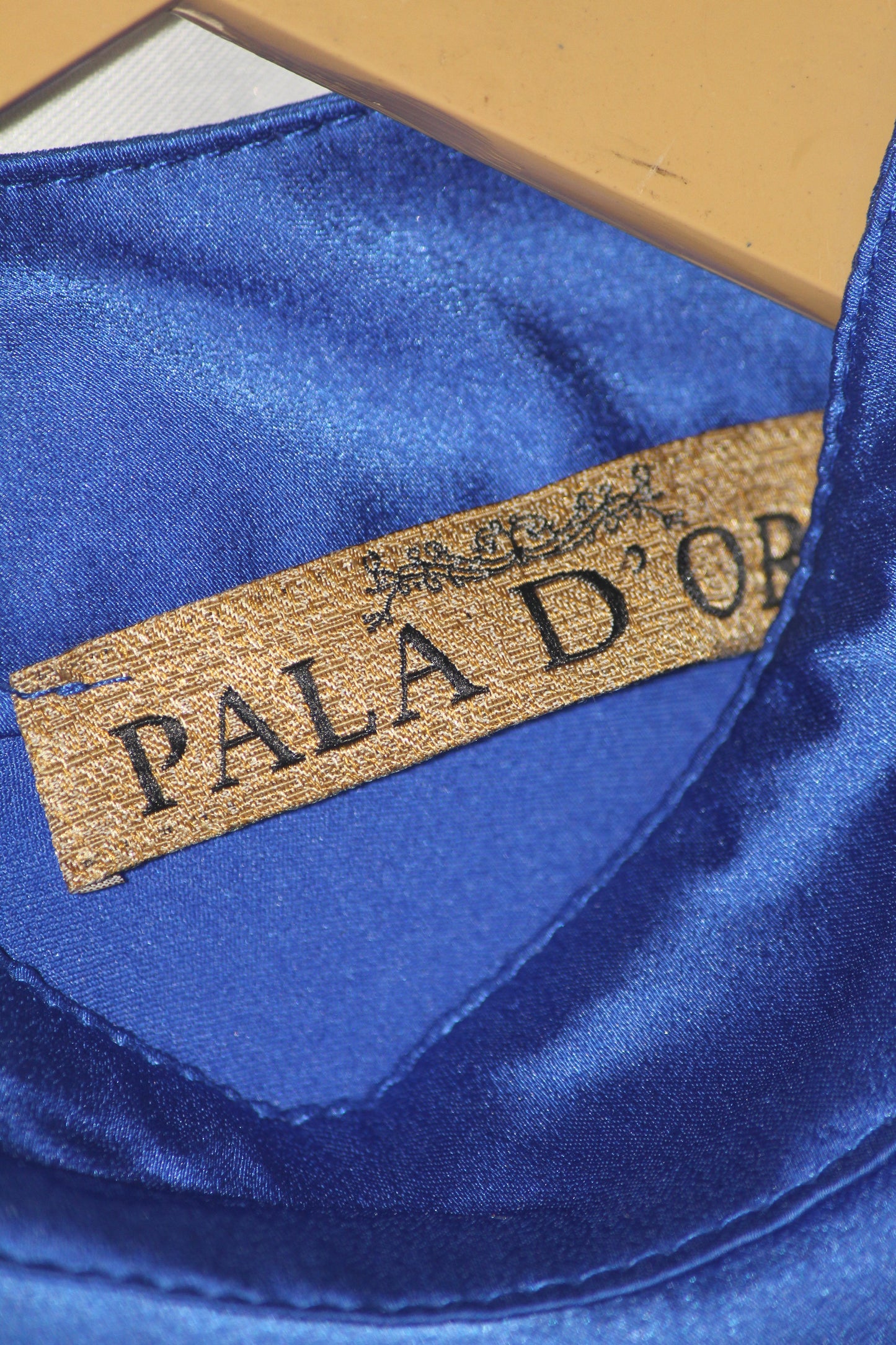 Paladoro Blue Sleeveless Crop Top for Women – Small