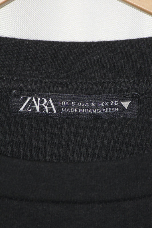 Black Crop Top by Zara