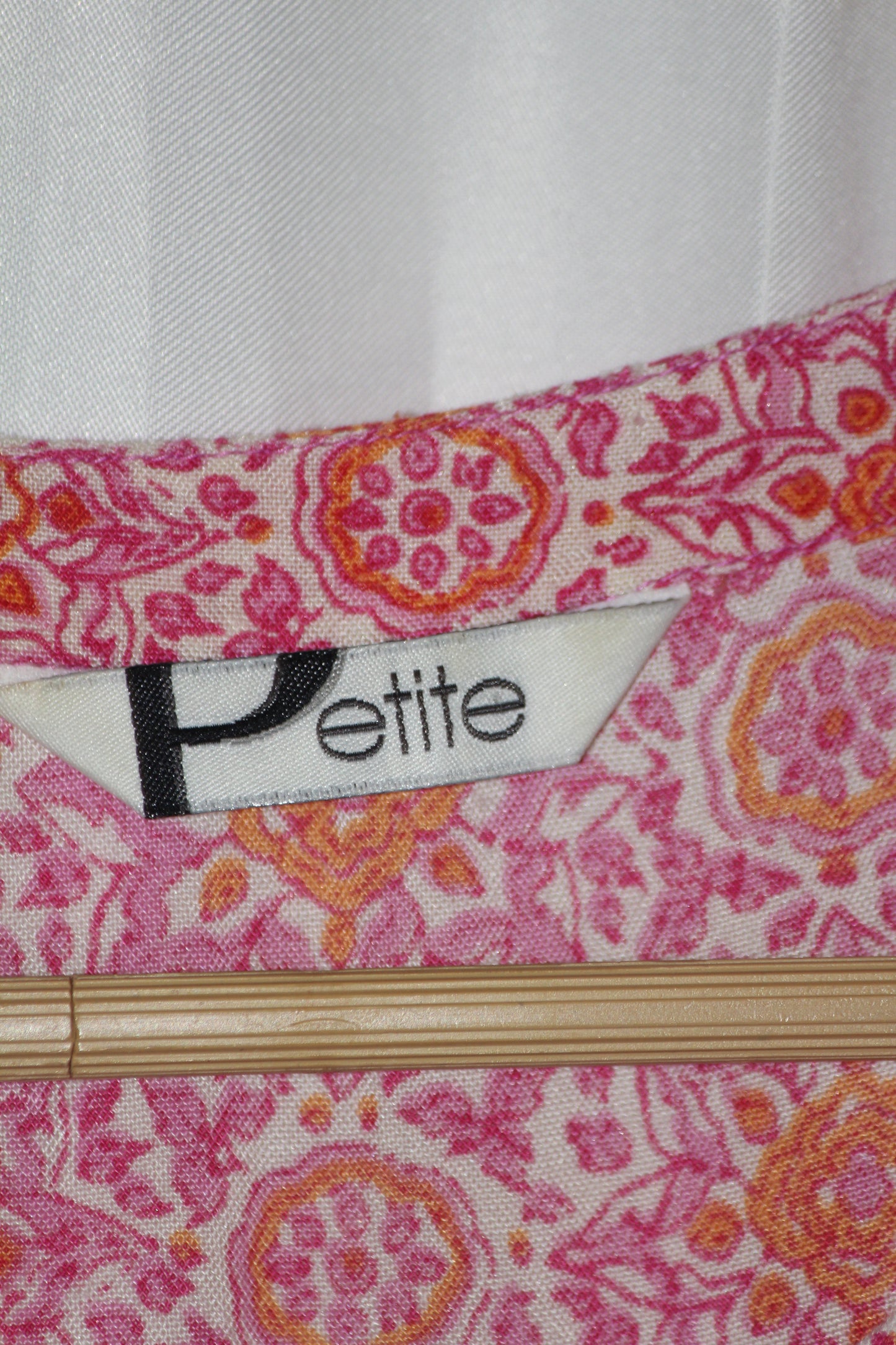 Pink Floral Crop Top – Petite (M)