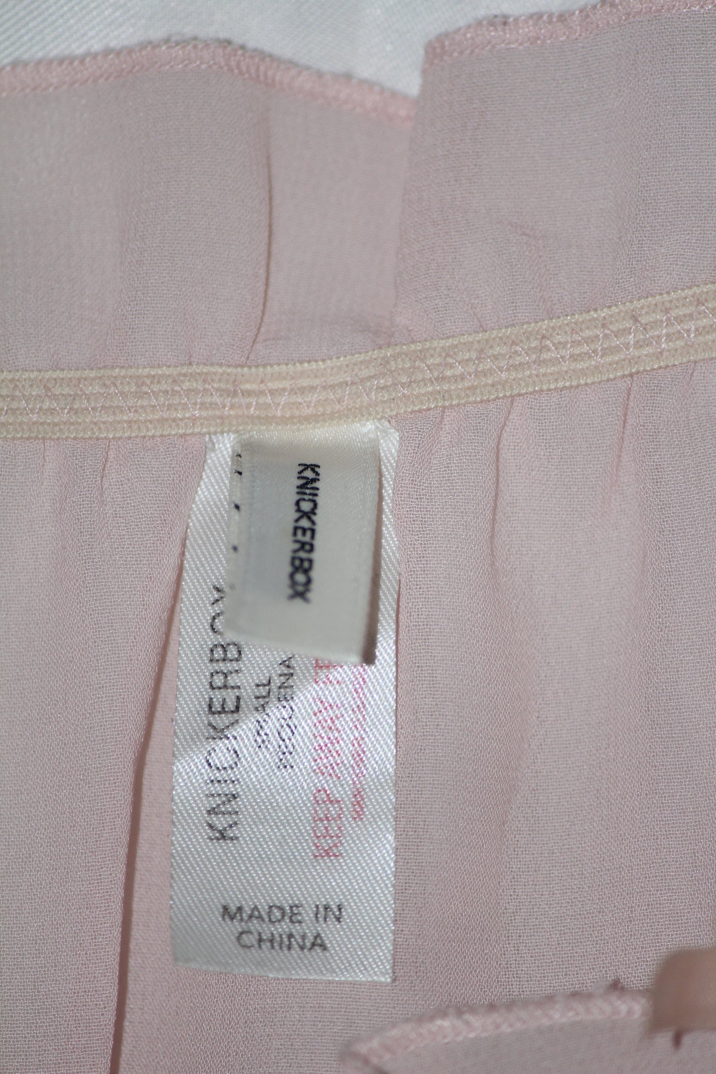 Knickerbox Pink Tank Top - Small
