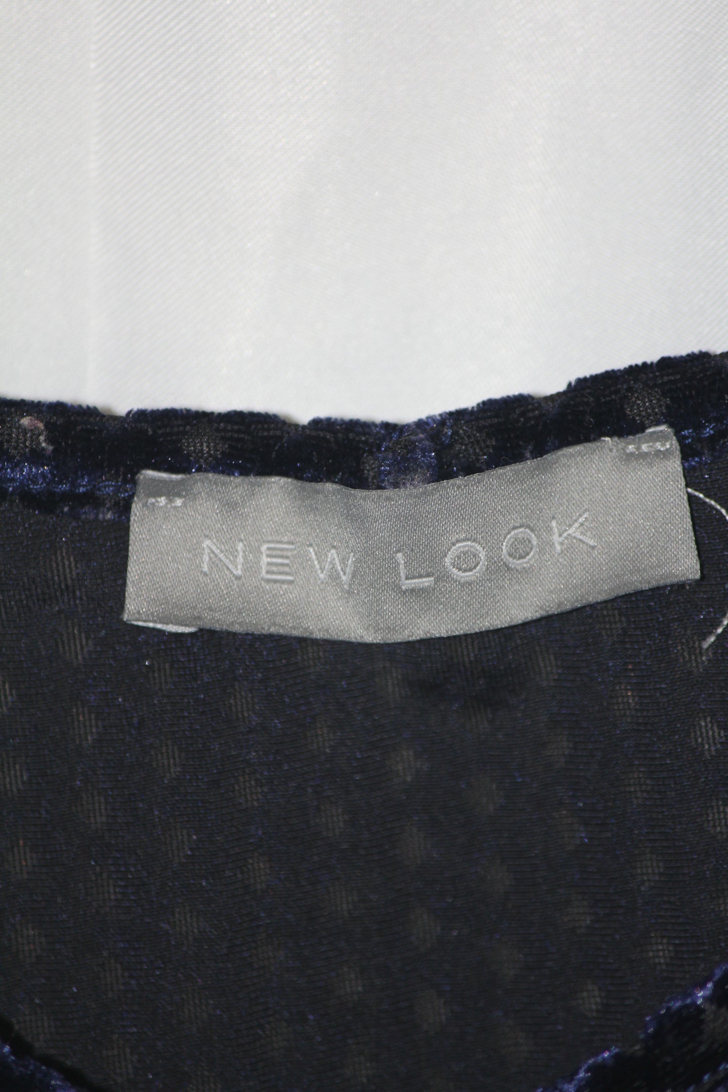 New Look Blue Crop Top