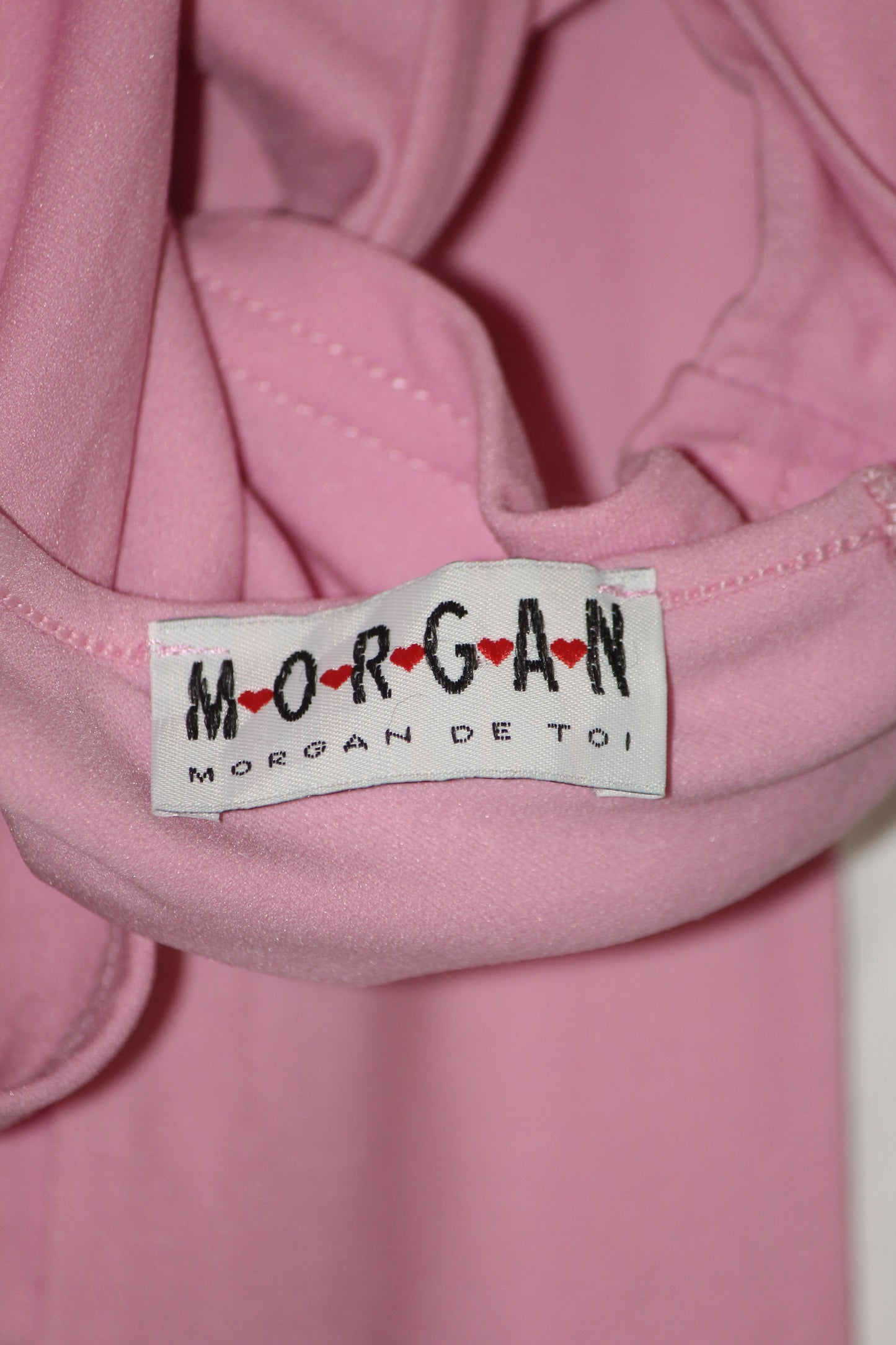 Morgan Pink Sleeveless Cotton Crop Top for Women – Small