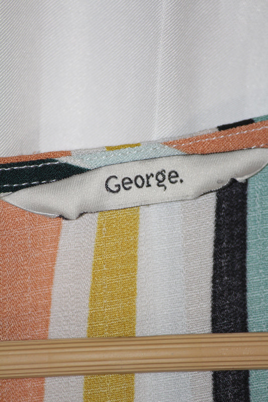 George Multi-Color Striped Tank Top for Women – Small
