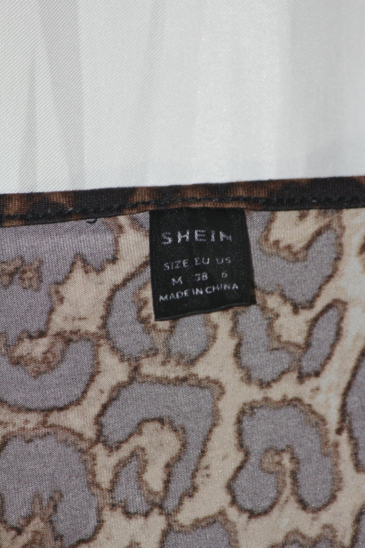 Shein Cheetah Print Tank Top – Medium (Bold Style)