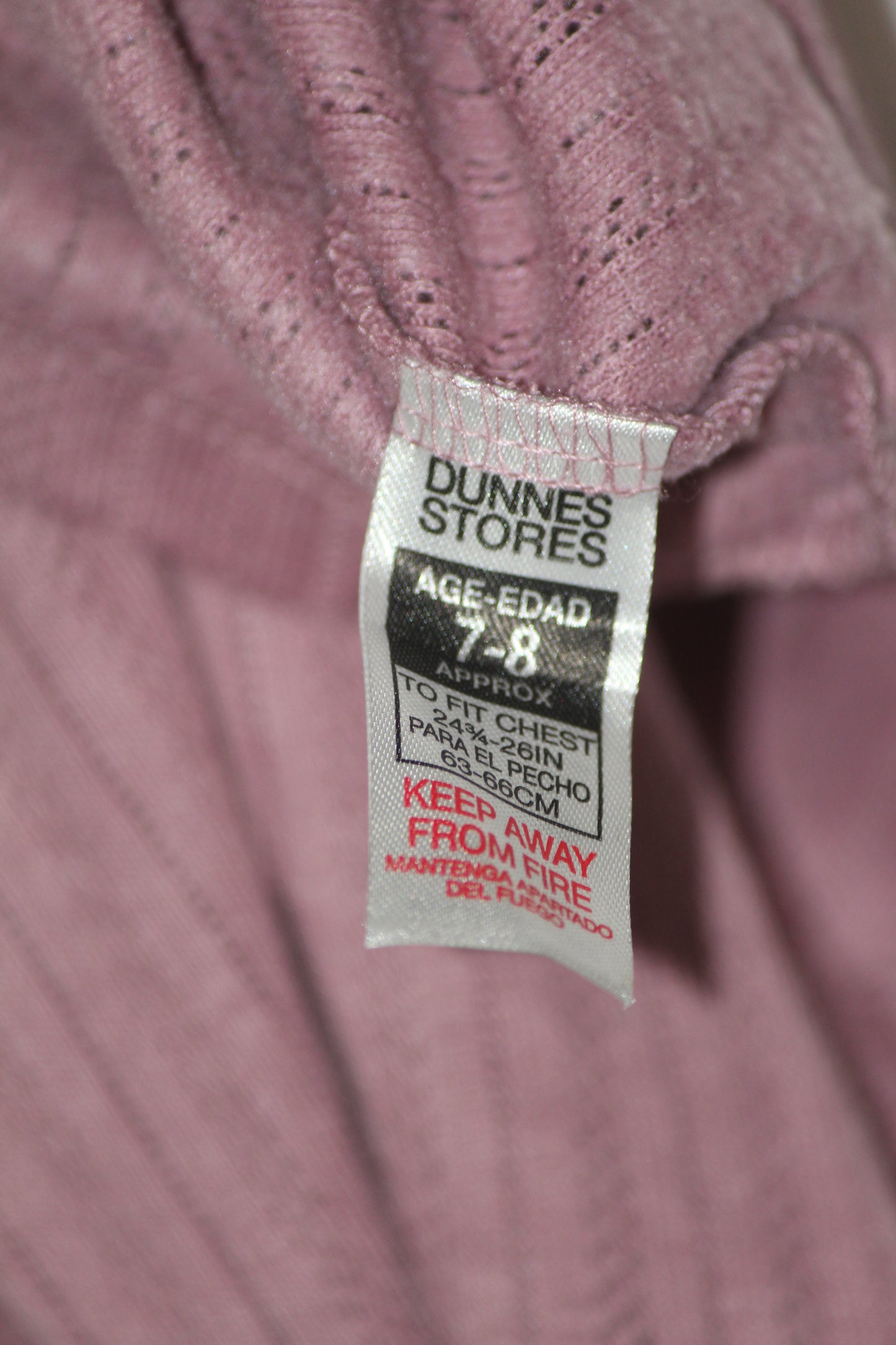 Dunnes Stores Pink Full Sleeve Crop Top for Women – Small