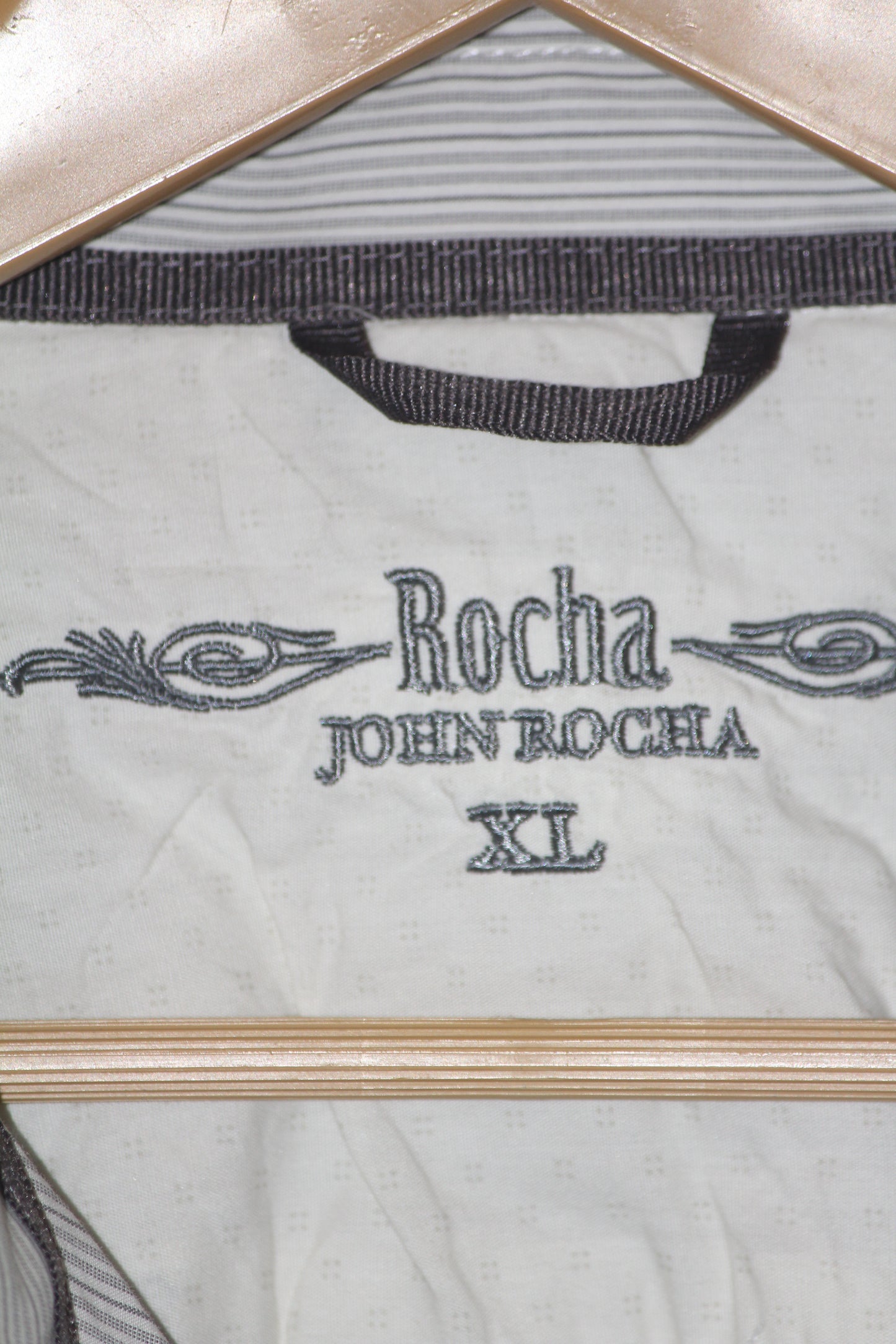 Rocha White Cotton Shirt – XL (Men)