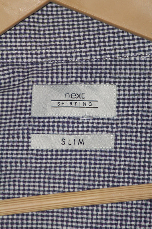 Next Grey Block Shirt – Medium