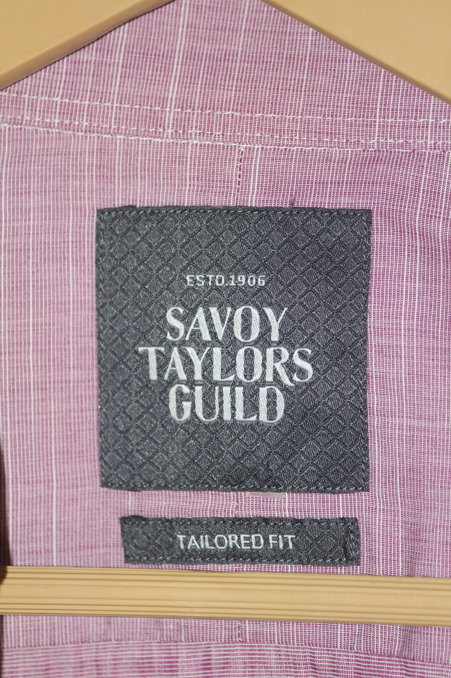 Savoy Taylors Pink Button Down Shirt – Medium (Men)