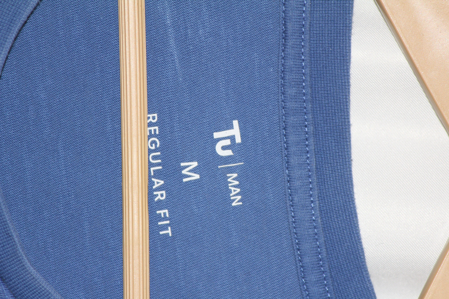 Tu Blue Simple T-Shirt
