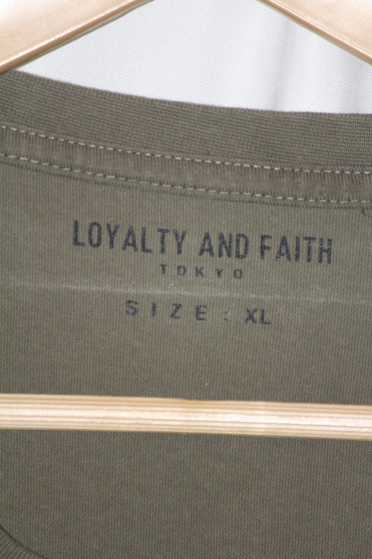 Loyalty & Faith Green Printed T-Shirt