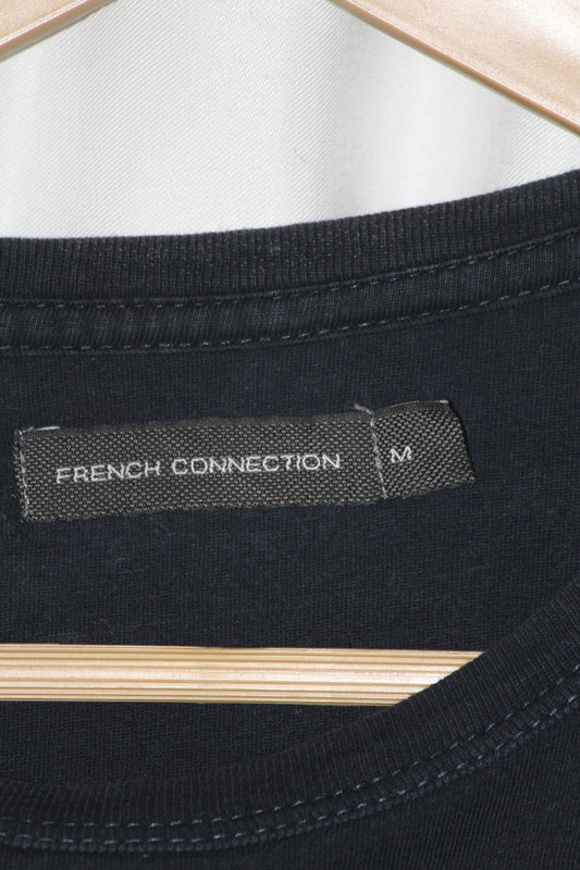 French Connection Grey & Black T-Shirt