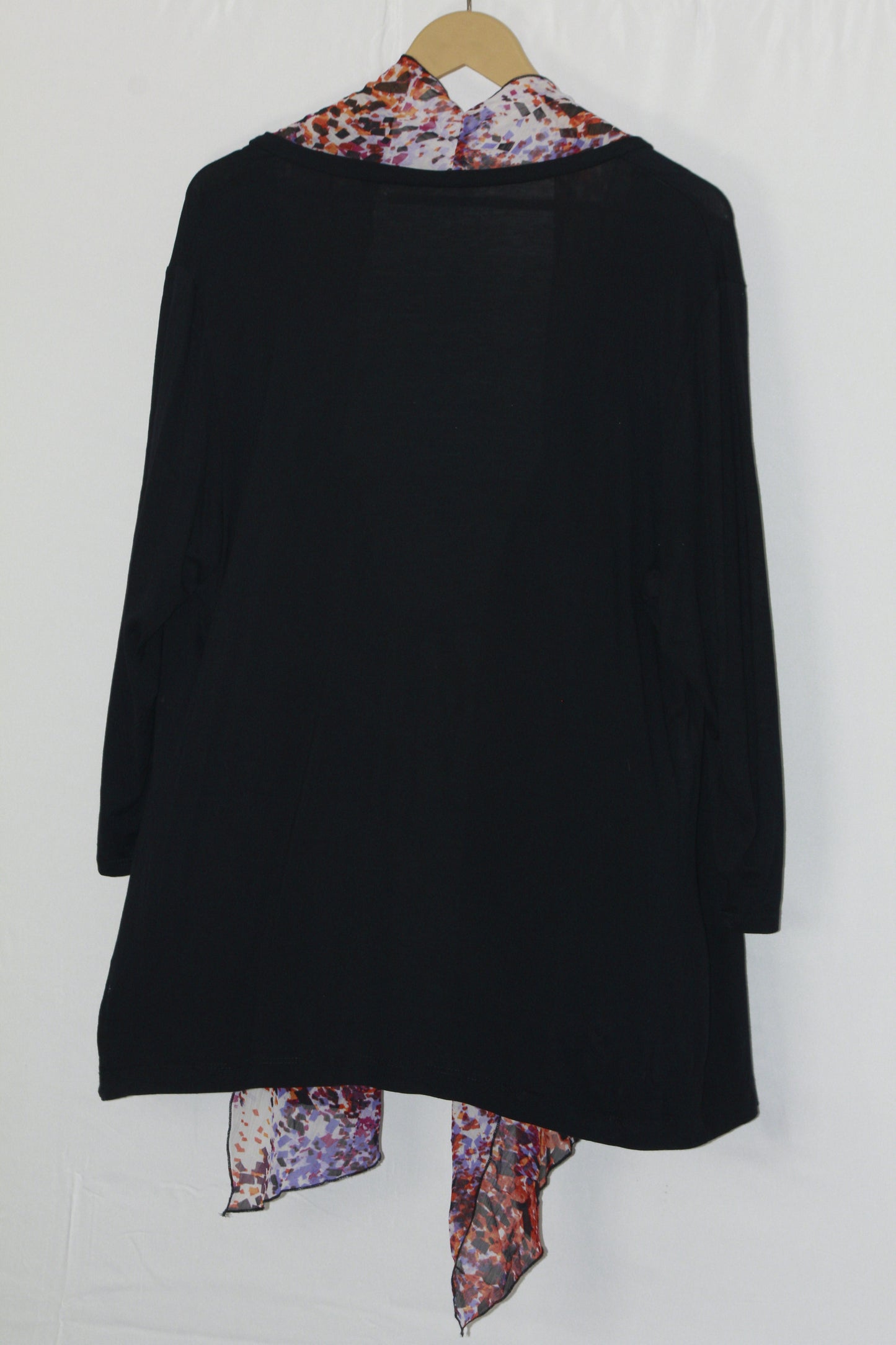 G.K Black Floral Cape