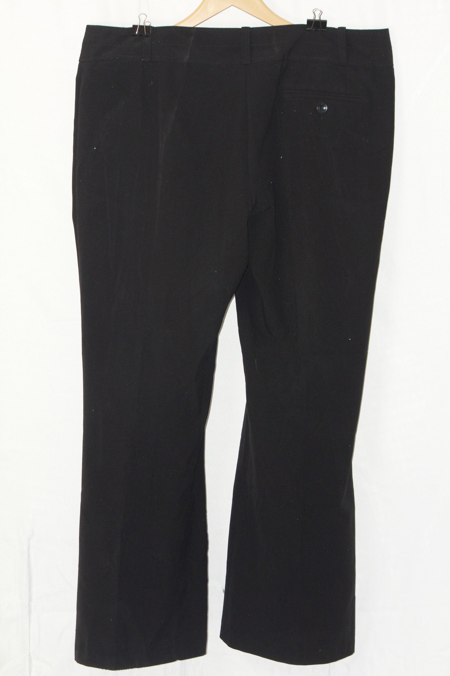 George Black Straight Pant - Large