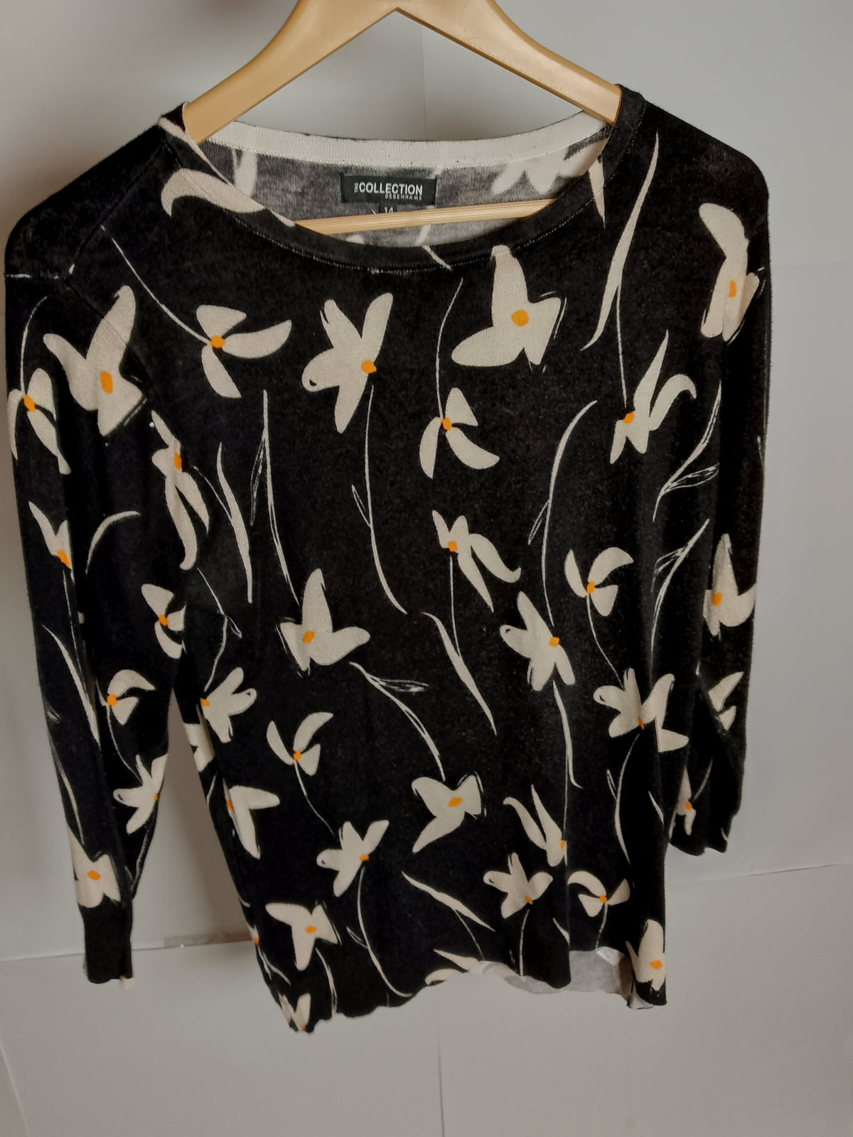 Debenhams Noir Blossom Blouse