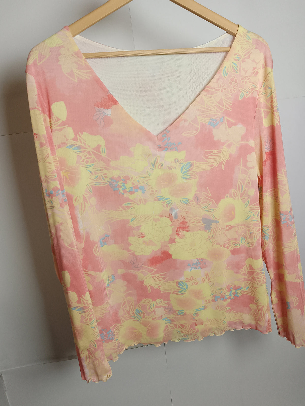 Thriftyfy Petal Pink Floral Blouse