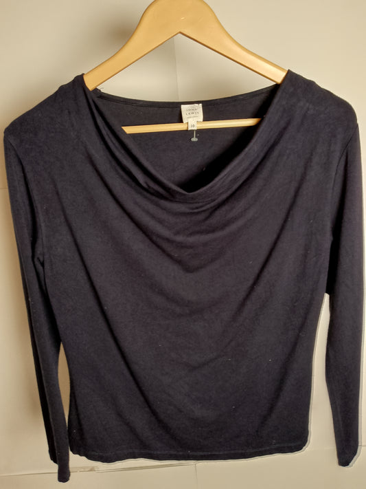 John Lewis Navy Blue Chic Blouse