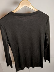 Thriftyfy Noir Simplicity Blouse