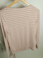 Mark & Spencer Striped Blush Blouse