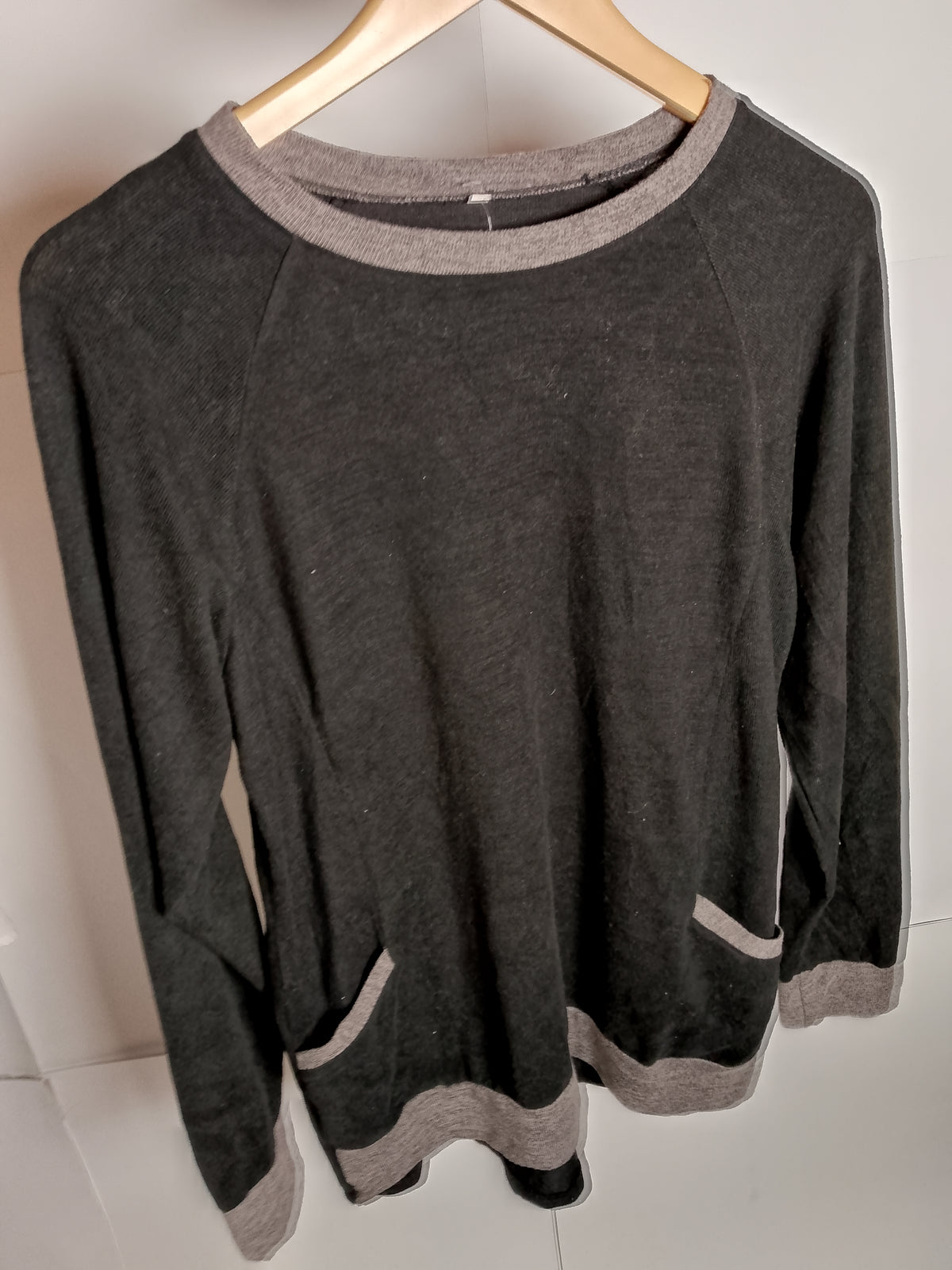 Thriftyfy Midnight Grey Blouse