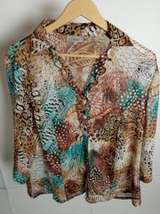 Canda Multicolor Vibrance Blouse