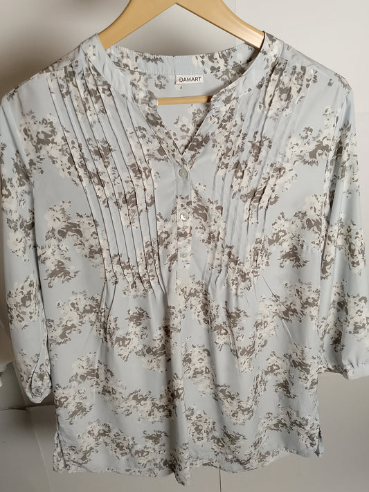 Damart Floral Elegance Blouse