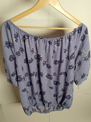 Papaya Purple Bloom Blouse