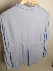 Blue Minimal Button-Down by Mango