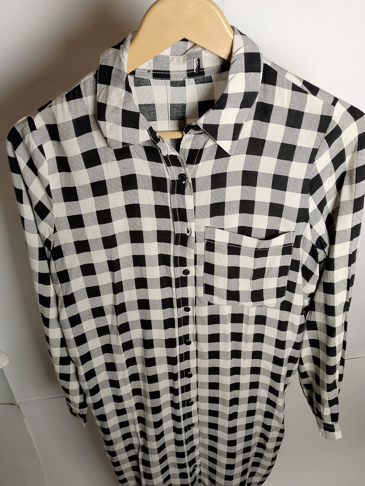 Monochrome Magic Checkered Shirt by Atmosphere