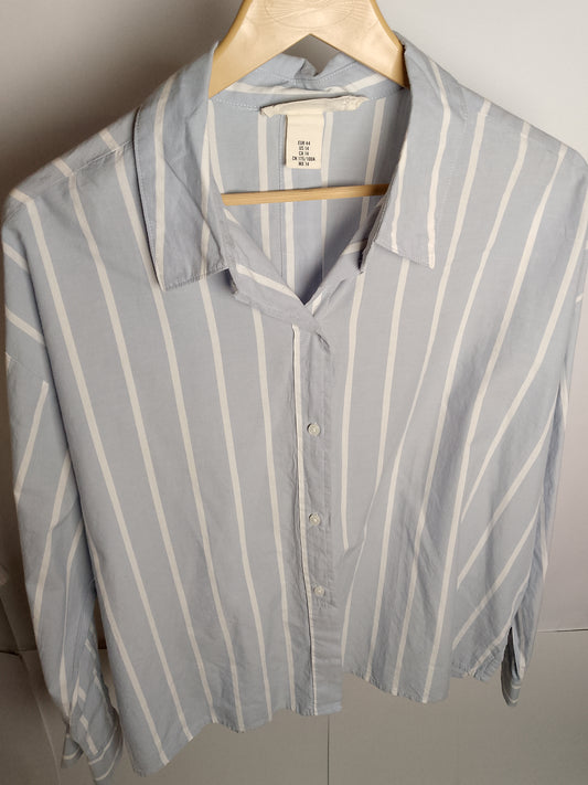 Oceanic Lines Blue Shirt by H&M