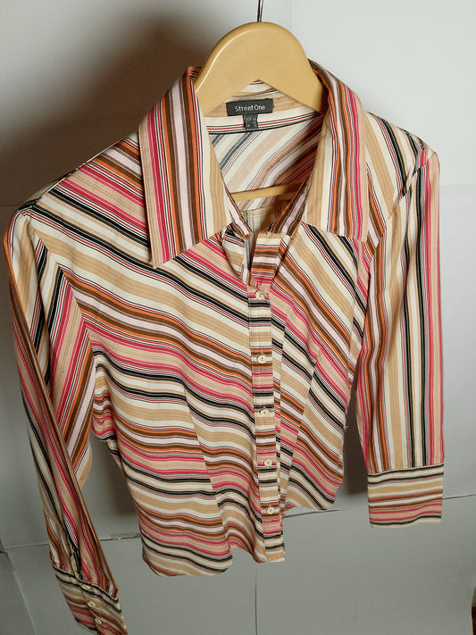 Vivid Spectrum Multi-Color Shirt by Street One