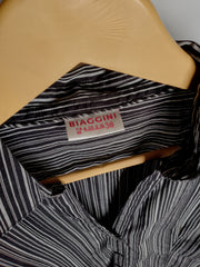 Midnight Stripe Black Shirt by Biaggini