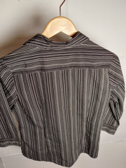 Midnight Stripe Black Shirt by Biaggini