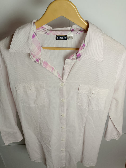 Smart Casual White Pocket Shirt by Esmara