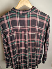 Urban Edge Long Black Check Shirt by Next