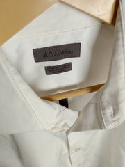 Calvin Klein White Formal Button Down Shirt