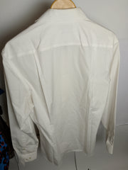 Calvin Klein White Formal Button Down Shirt