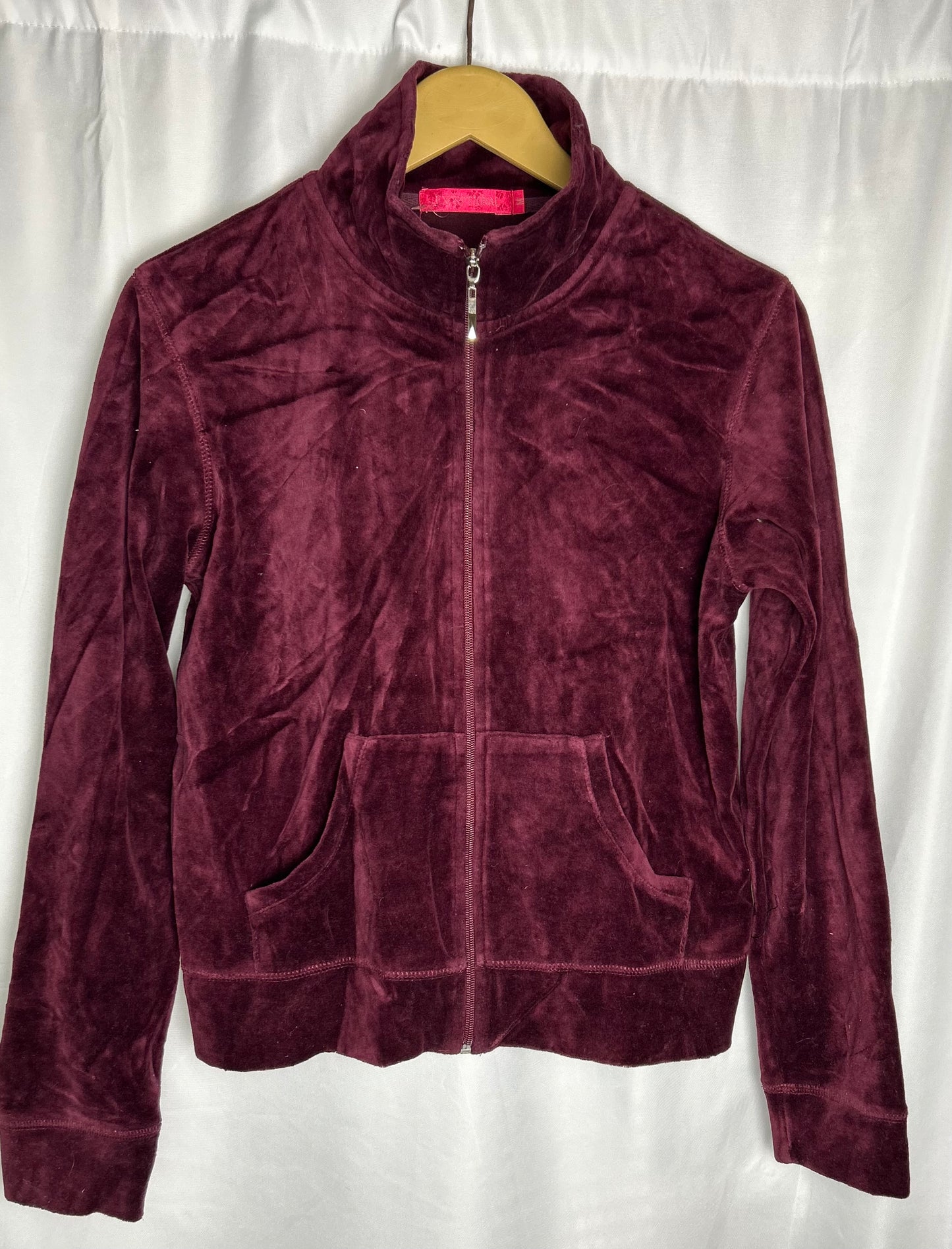 Exceptional Maroon Zipper Jacket