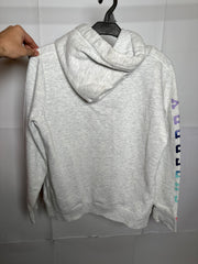 Superdry Grey and White Hoodie (XL, Excellent Condition)