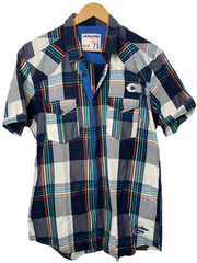 Jack & Jones White & Blue Checkered Shirt