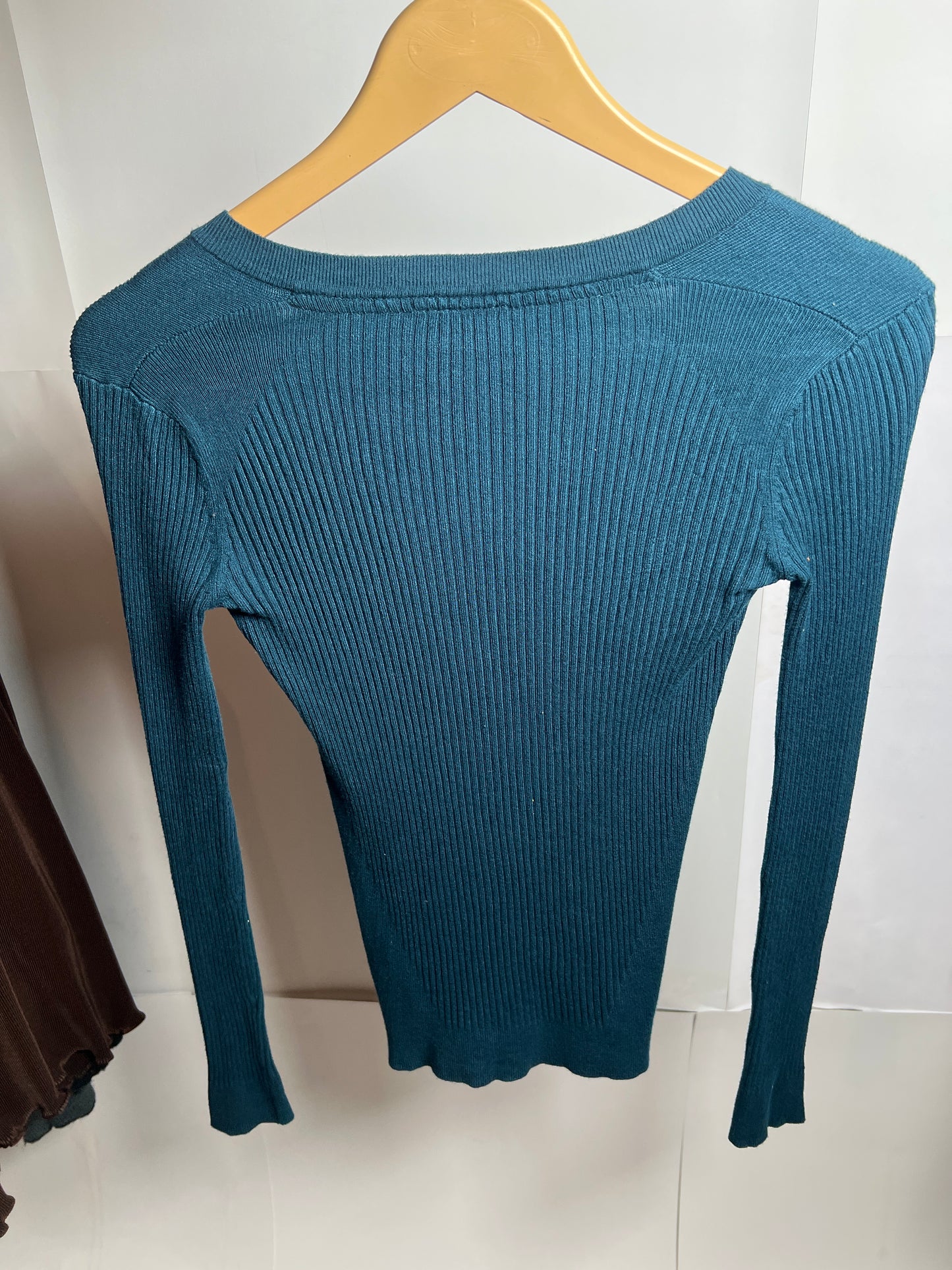 Editors Cut Emerald Green Winter Blouse (Small)