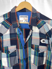 Jack & Jones White & Blue Checkered Shirt